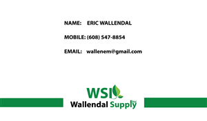 Business Card Design by Elkana Letting for Wallendal Supply Inc | Design: #3530055
