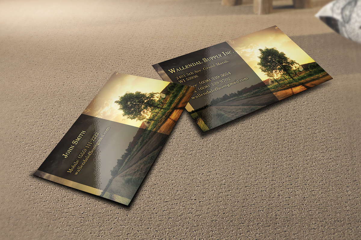 Diseño de Tarjeta de Presentación por  Andy Dollinger para Wallendal Supply Inc | Diseño #3482939
