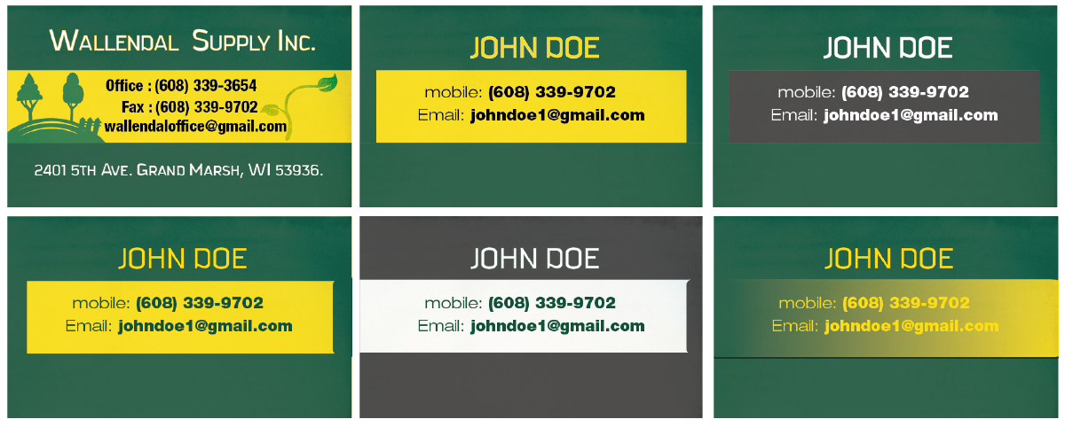Business Card Design by UrbainFX for Wallendal Supply Inc | Design #3498311