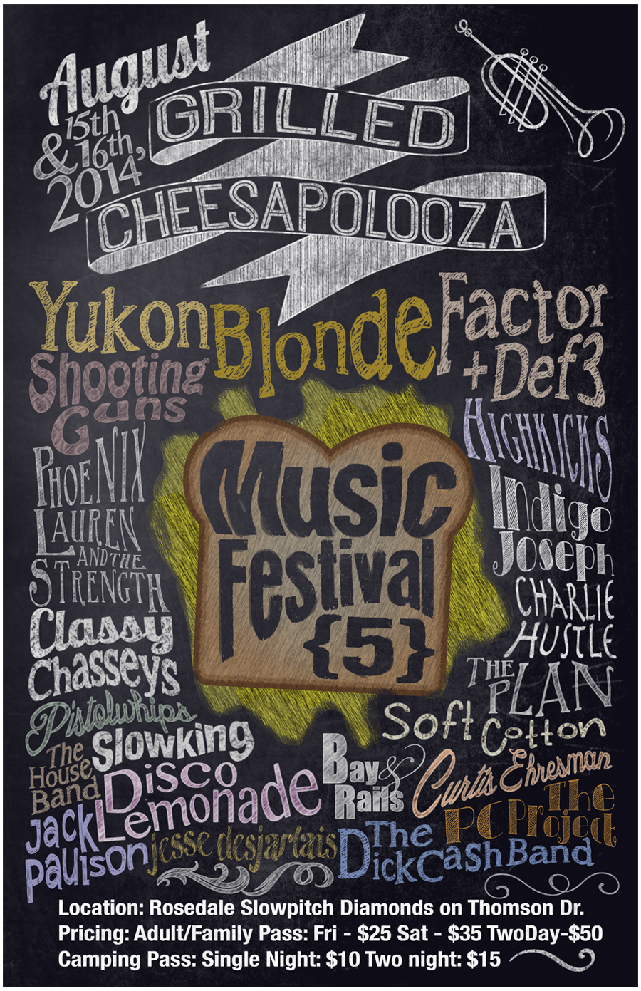 Poster Design by amtut for Grilledcheesapolooza Music Festival Inc. | Design #3445819