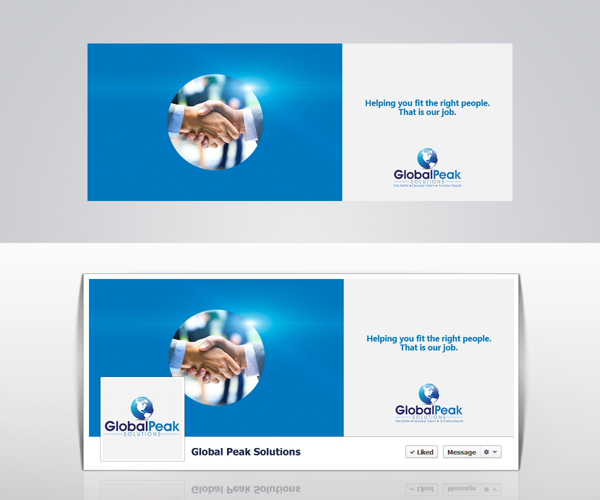 Facebook Design by DLab™ for Global Peak Solutions, LLC | Design #3447307