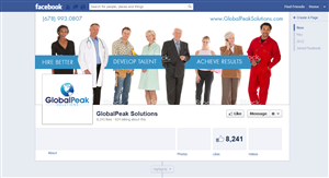 Facebook-Design von Deip designs für Global Peak Solutions, LLC | Design: #3470694