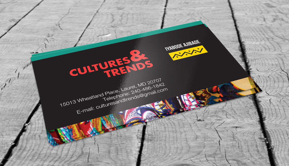 Business Card Design by bob for CULTURES & TRENDS | Design: #3443155