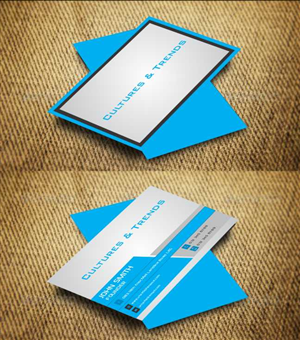 Business Card Design by AwsomeD for CULTURES & TRENDS | Design: #3442020