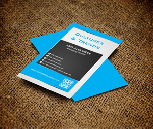 Business Card Design by AwsomeD for CULTURES & TRENDS | Design: #3442027
