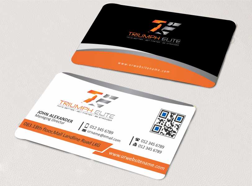 Business Card Design by AwsomeD for Triumph Elite | Design #3441998