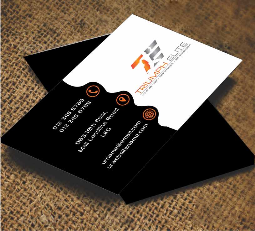 Business Card Design by AwsomeD for Triumph Elite | Design #3442004