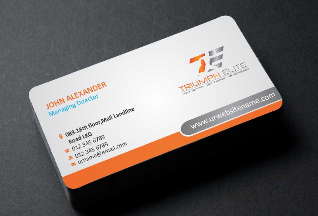 Business Card Design by AwsomeD for Triumph Elite | Design #3442007