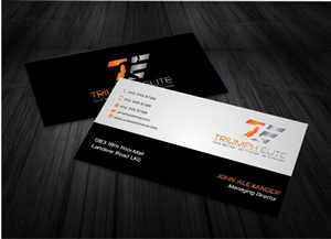 Business Card Design by AwsomeD for Triumph Elite | Design: #3442009