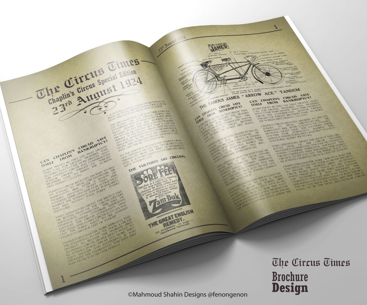 Brochure Design by Mahmoud Shahin for As Music Ltd | Design #3446247