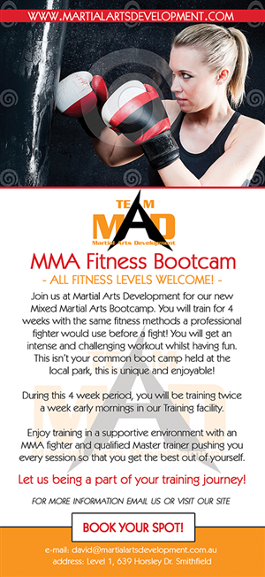 Flyer Design by Cris for Martial Arts Development | Design #3443088