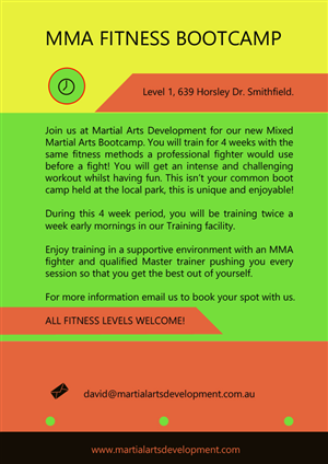 Flyer Design by arun1888 for Martial Arts Development | Design #3475550