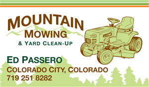 Business Card Design by Gargantuan Media for mountain mowing | Design: #3484097