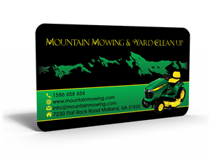 Business Card Design by Hardcore Design for mountain mowing | Design: #3468858