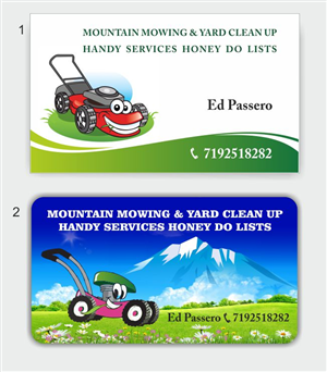 Design de Carte de Visite par IneseRo pour mountain mowing | Design #3476815