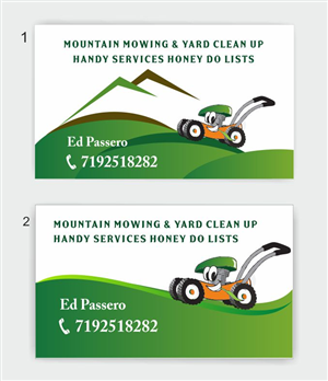 Business Card Design by IneseRo for mountain mowing | Design: #3476817