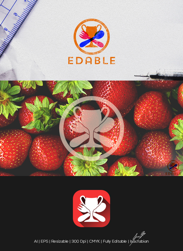 Logo Design by aezacfabian for Edable | Design #3441817