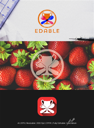 Logo Design by aezacfabian for Edable | Design: #3441817