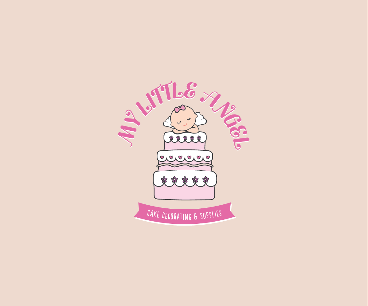 Logo Design by designedbykyle for My Little Angel - Cake Decorating | Design #3446793