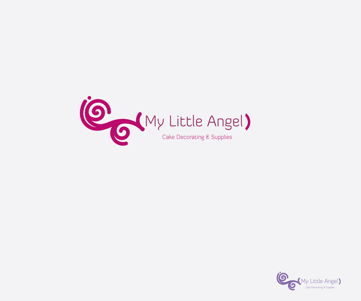 Logo Design by Hamiz Imran for My Little Angel - Cake Decorating | Design #3443220