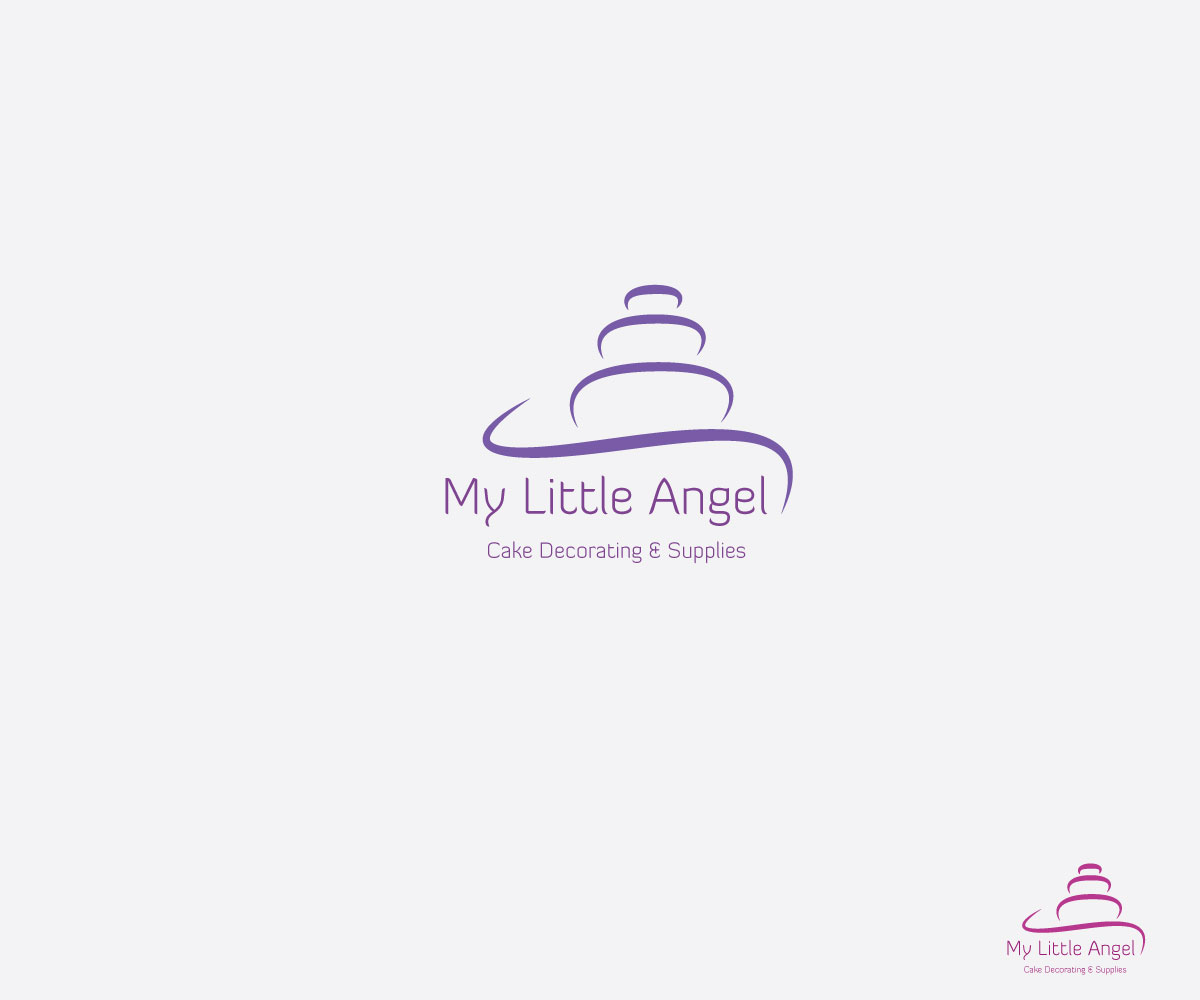 Logo Design by Hamiz Imran for My Little Angel - Cake Decorating | Design #3443276