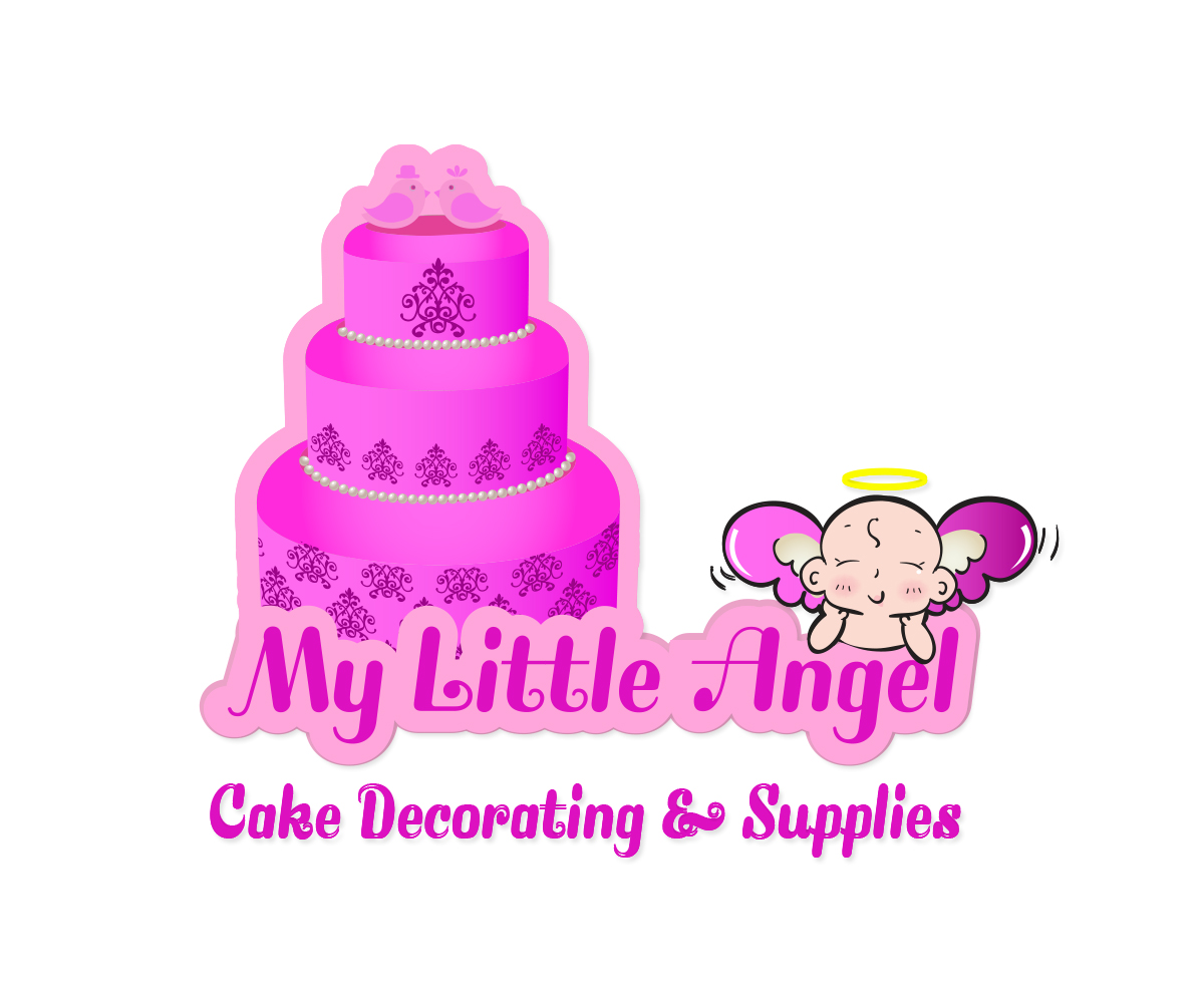Logo Design by digianim for My Little Angel - Cake Decorating | Design #3574811