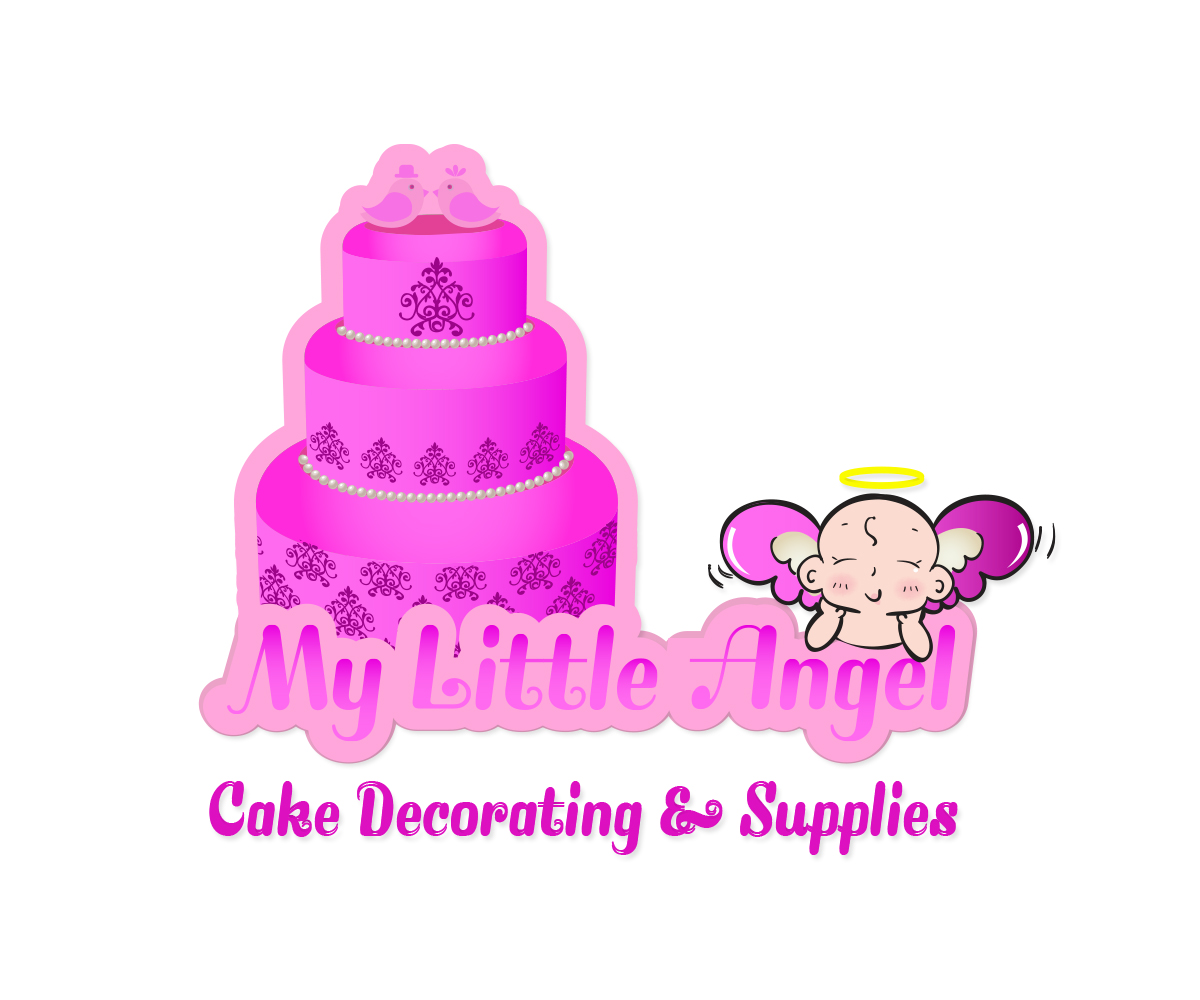 Logo Design by digianim for My Little Angel - Cake Decorating | Design #3574817