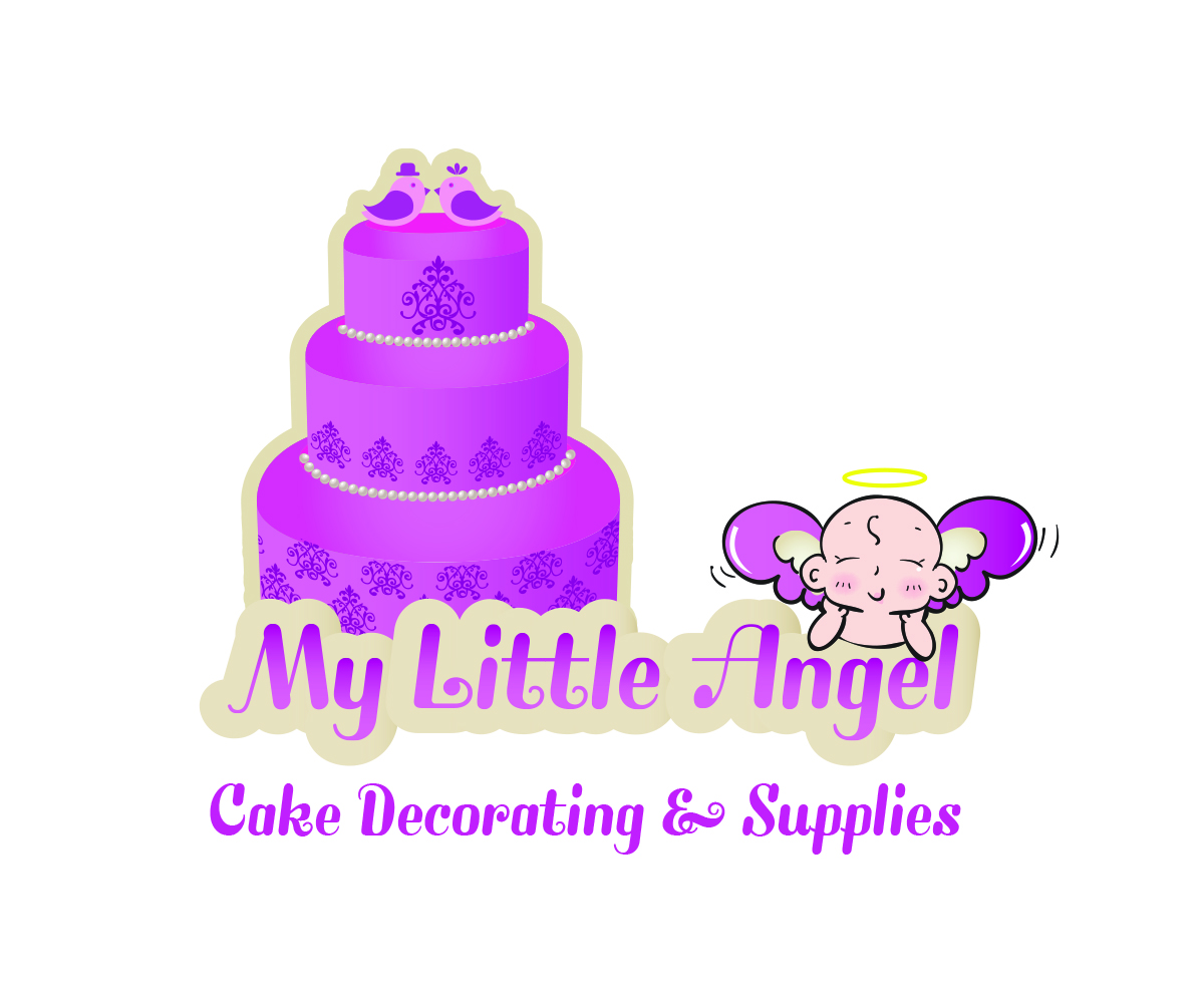 Logo Design by digianim for My Little Angel - Cake Decorating | Design #3574833