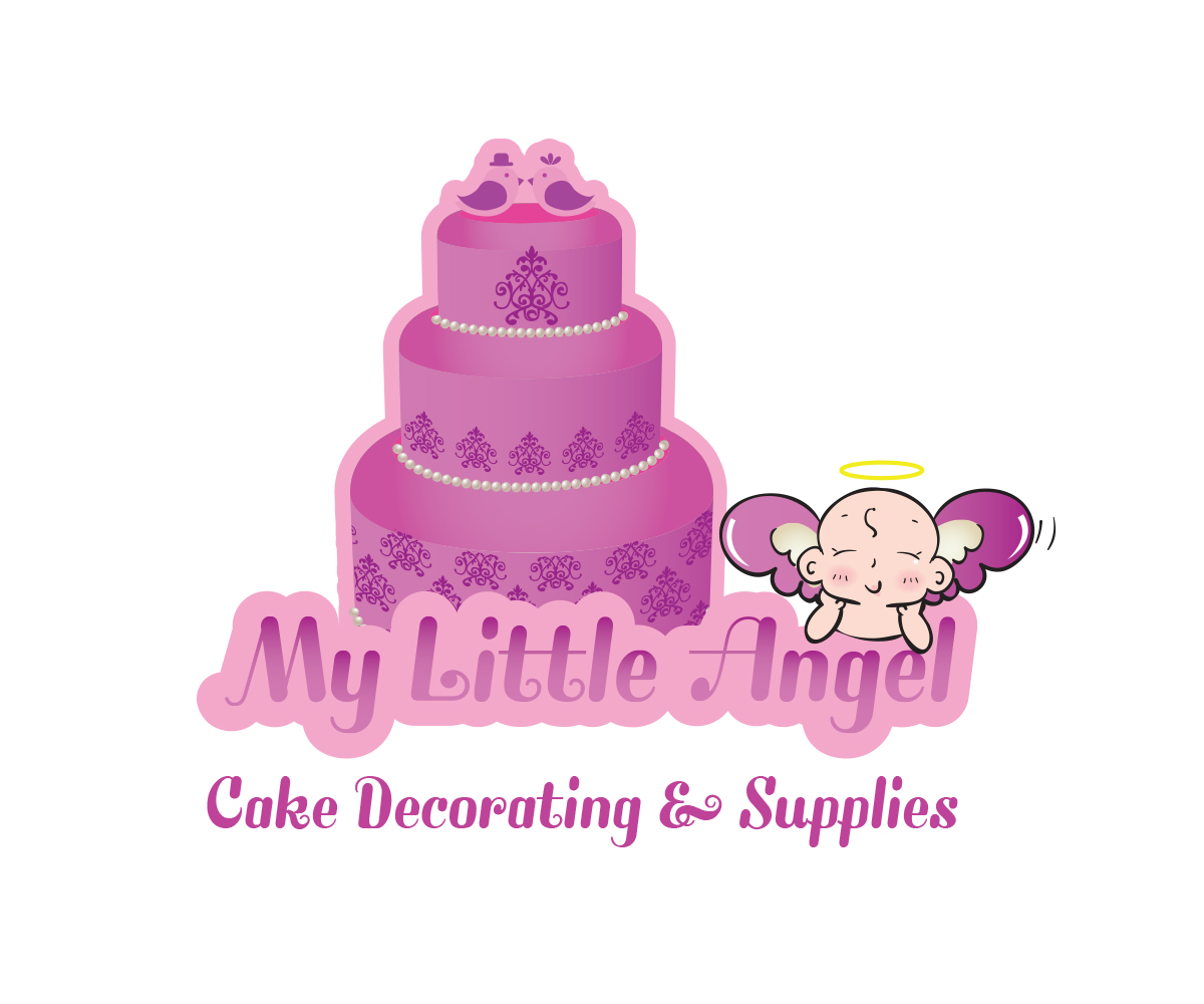 Logo Design by digianim for My Little Angel - Cake Decorating | Design #3617256