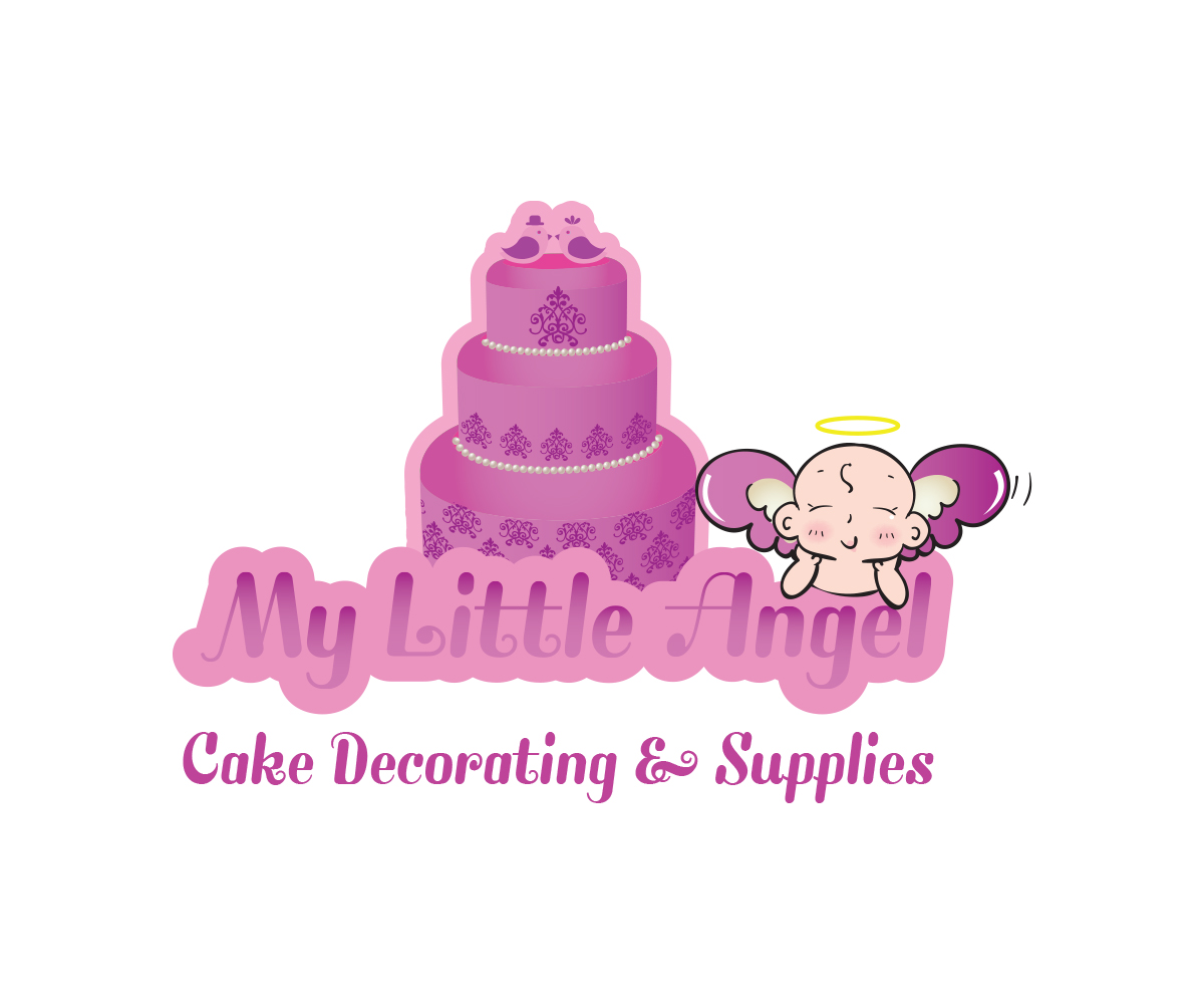 Logo Design by digianim for My Little Angel - Cake Decorating | Design #3618505
