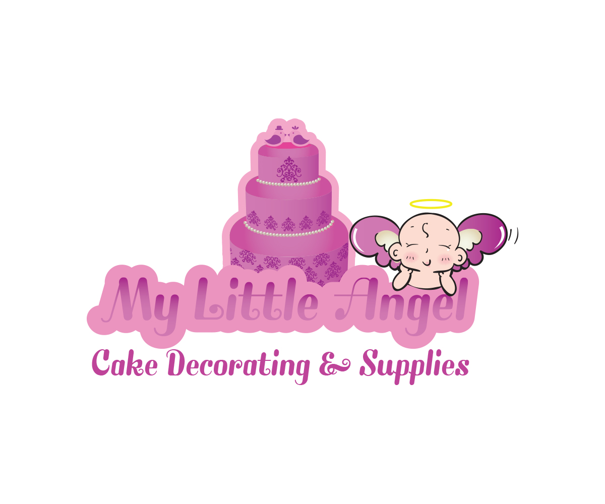 Logo Design by digianim for My Little Angel - Cake Decorating | Design #3618568