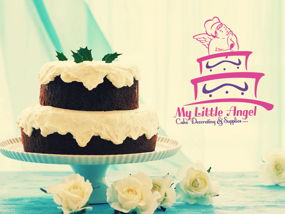Logo Design by nahj.advs.2014 for My Little Angel - Cake Decorating | Design #3458647