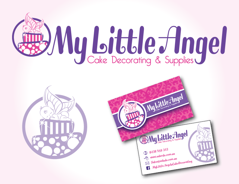 Logo Design by Breanne Owen for My Little Angel - Cake Decorating | Design #3444675