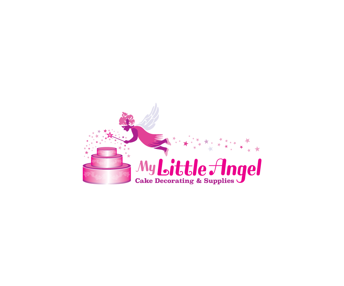 Logo Design by dkdesignstudio for My Little Angel - Cake Decorating | Design #3481816