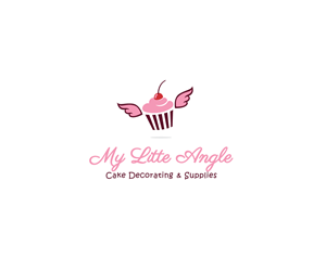 Logo Design by thulet for My Little Angel - Cake Decorating | Design: #3487536