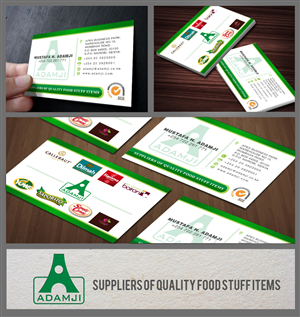 Diseño de Tarjeta de Presentación por Ahero Production para adamji distributors ltd | Diseño #3481669