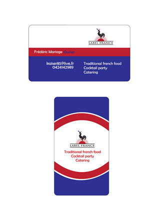 Design de Carte de Visite par Esign pour label france | Design : #3463530