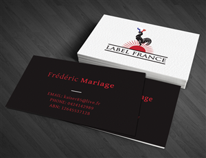 Design de Carte de Visite par  Artman pour label france | Design : #3507003
