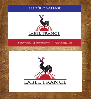 Design de Carte de Visite par Sandy1155 pour label france | Design : #3444792