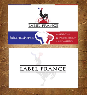 Design de Carte de Visite par Sandy1155 pour label france | Design : #3444796