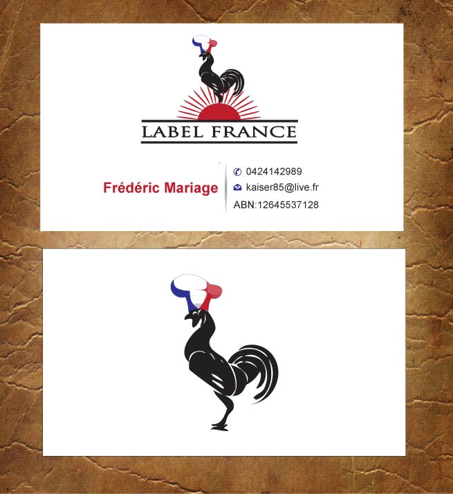 Diseño de Tarjeta de Presentación por Sandy1155 para label france | Diseño #3444802