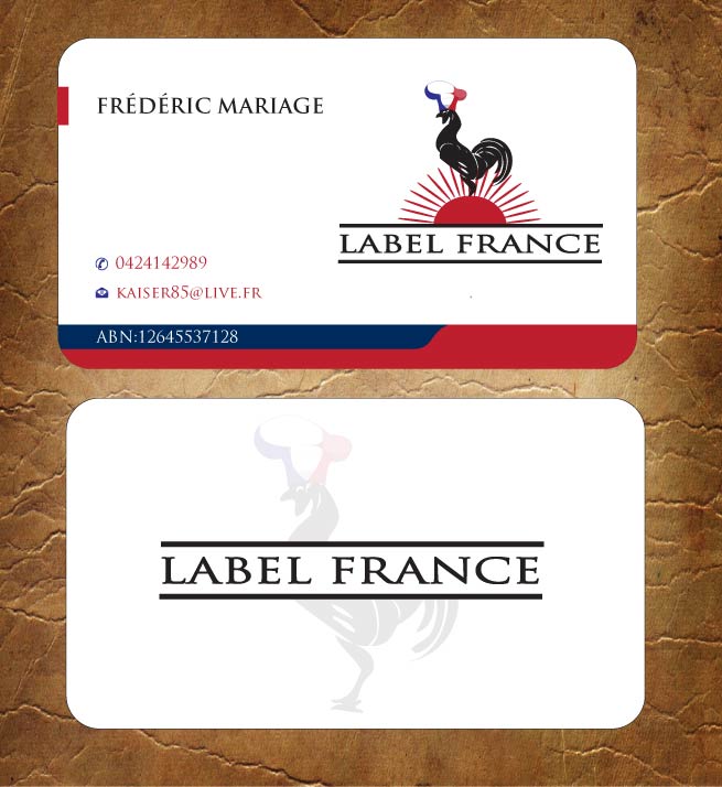Design de Carte de Visite par Sandy1155 pour label france | Design #3444805