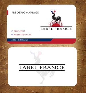 Design de Carte de Visite par Sandy1155 pour label france | Design : #3444805