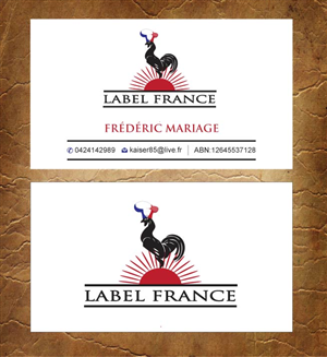 Design de Carte de Visite par Sandy1155 pour label france | Design : #3444811