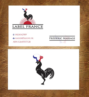 Design de Carte de Visite par Sandy1155 pour label france | Design : #3444822