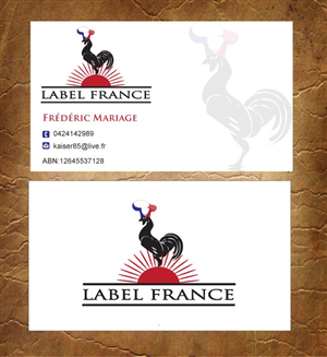 Design de Carte de Visite par Sandy1155 pour label france | Design : #3444833