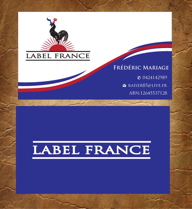 Diseño de Tarjeta de Presentación por Sandy1155 para label france | Diseño #3444844