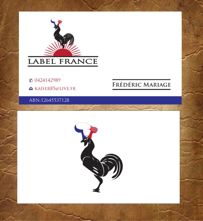 Business Card Design by Sandy1155 for label france | Design #3444862