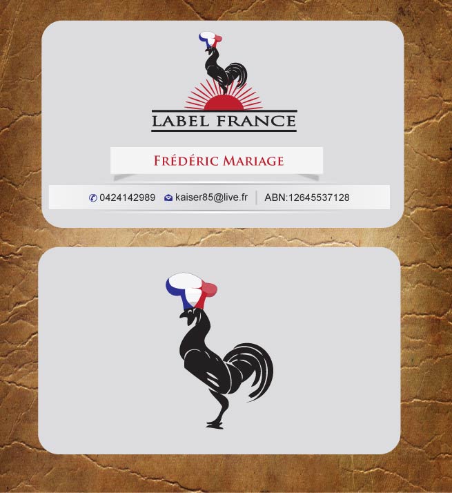 Business Card Design by Sandy1155 for label france | Design #3444867