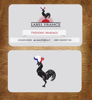 Business Card Design by Sandy1155 for label france | Design: #3444867